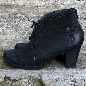 Rockport Cobb Hill Keara Lace-Up Heeled Booties